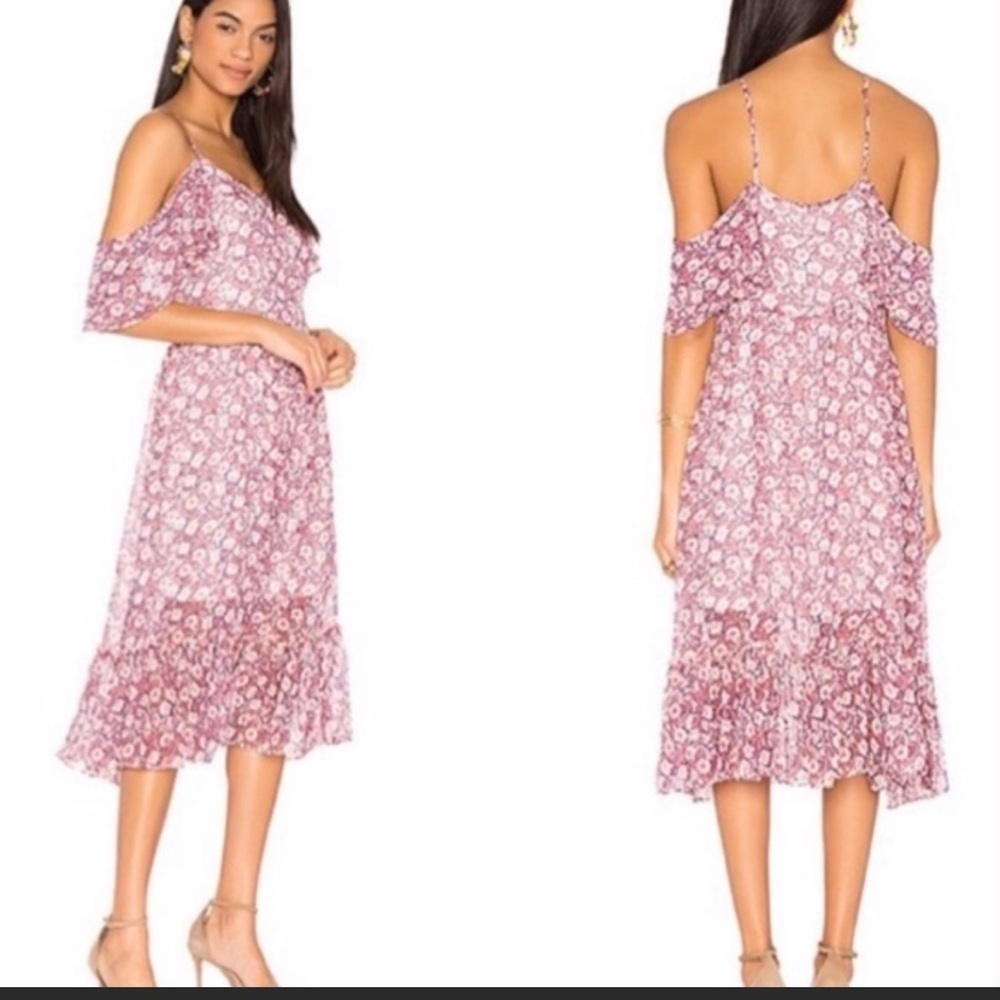 Rebecca Minkoff Buffy Dress Poppy Print M B7‎